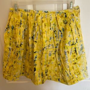 Jack Yellow patterned skirt